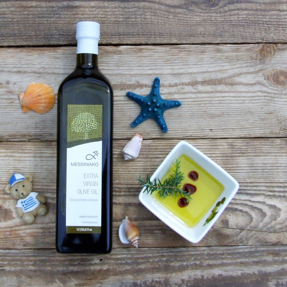 Grecka oliwa extra virgin 1l Messiniako Kalamata, Greckie Smaki, Oliwowo