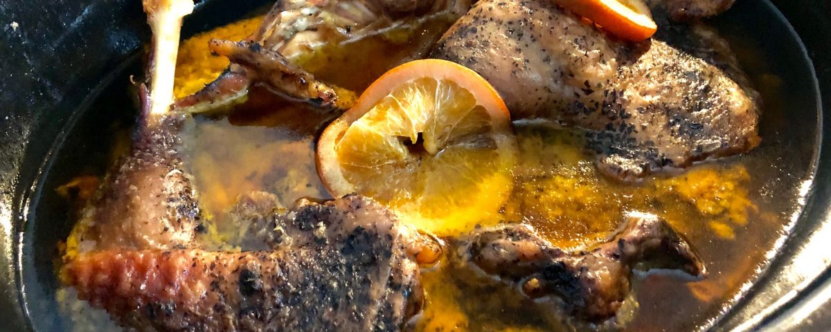 perliczka w pomarańczach Oliwowo