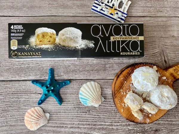 maślane ciasteczka kourabiedes greckie Oliwowo