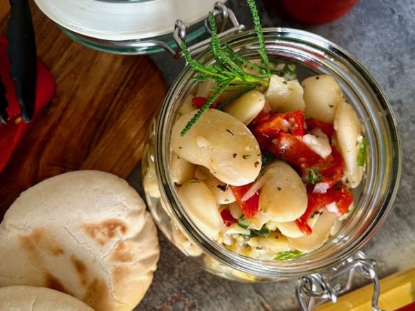 fasola gigantes w sosie vinaigrette
