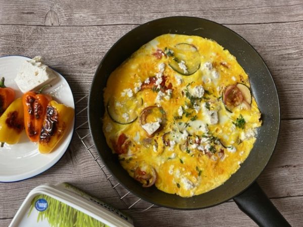 omlet warzywny z fetą Oliwowo